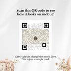 Ivory Brown Wedding Website Template | RSVP & Music