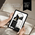 Black White Luxury Wedding Website Template | RSVP & Music