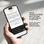 Black White Luxury Wedding Website Template | RSVP & Music