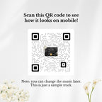 Black White Luxury Wedding Website Template | RSVP & Music